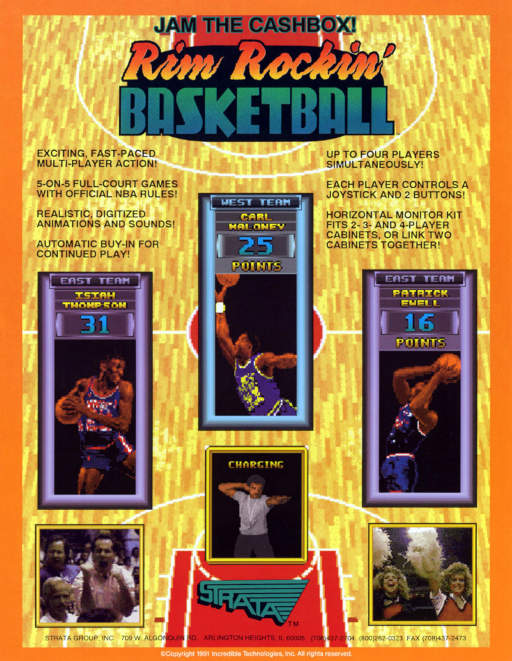 Rim Rockin' Basketball (V2.2) MAME2003Plus Game Cover